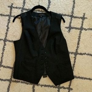 The Limited black tailored vest size M